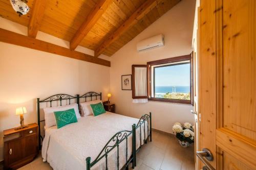 Postel nebo postele na pokoji v ubytování La casa di Mannazzotta 1