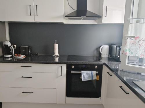 Η κουζίνα ή μικρή κουζίνα στο Garten Apartment