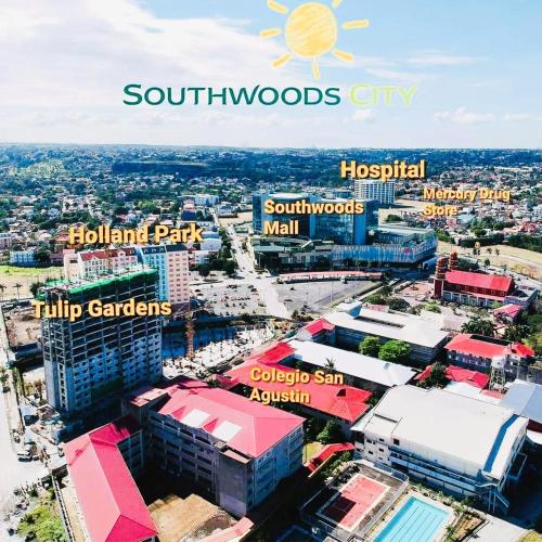 a map of the city of southwoods city at JFam Suites, C4-10U Studio, Up To 4 Pax in Biñan