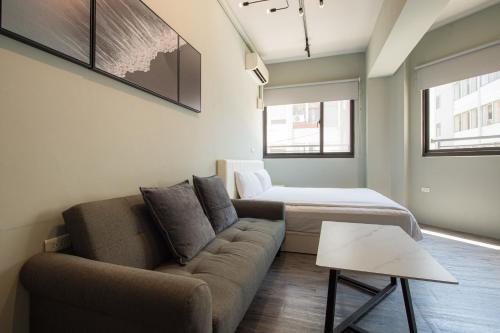 Un lugar para sentarse en MUNA Hostel