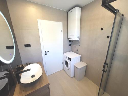 Koupelna v ubytování Maestral