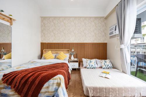 Кровать или кровати в номере AMANI 132B with Pool View, Near Airport, Mall, Free Pool, Gym, Netflix, 200 Mbps Wi-fi