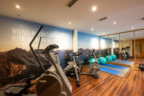 Gimnasio o instalaciones de fitness de Der Kleinwalsertaler Rosenhof