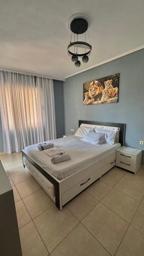 Voodi või voodid majutusasutuse Apartament Piro toas