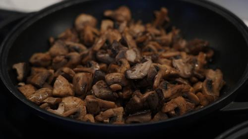 a bunch of food in a pan at Fairfield by Marriott Yining in Yining