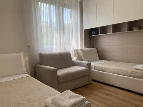 Гостиная зона в Luxury apartment Malpensa