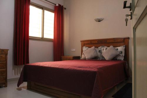 Voodi või voodid majutusasutuse Modern apartment in Agadir toas
