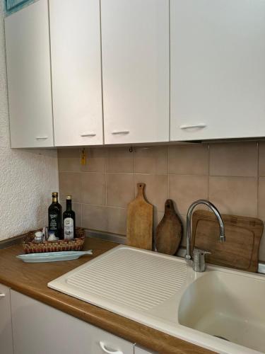 Dapur atau dapur kecil di Grillo del faro