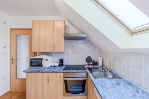 Кухня или мини-кухня в Apartment Gaspercic
