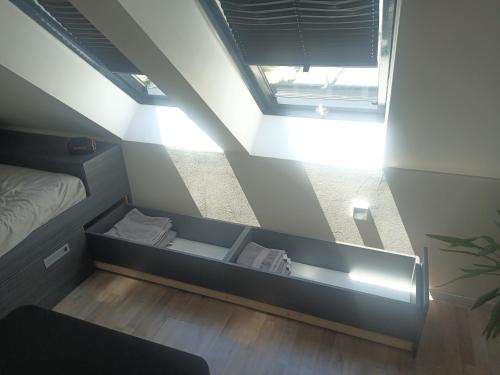 Ένα ή περισσότερα κρεβάτια σε δωμάτιο στο Apartment Simon