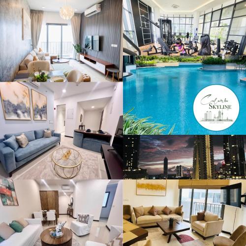Posezení v ubytování Colombo Skyline Luxury Apartments at Tri-Zen - Pool and Amazing City Views