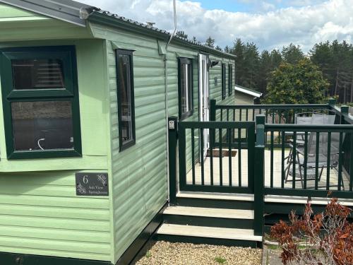 Balkoni atau teres di Slaley Forest - Caravan - Sleeps 6 - Pets Allowed