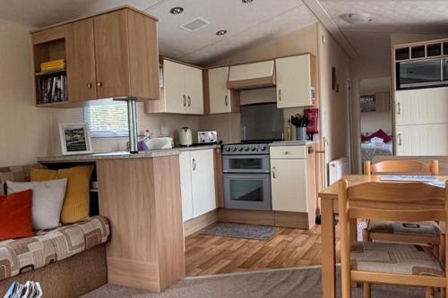 Dapur atau dapur kecil di Slaley Forest - Caravan - Sleeps 6 - Pets Allowed