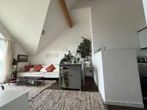 Dapur atau dapur kecil di Duplex avec belle vue sur la Moselle