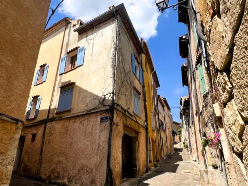 provencal house with sunny terrace