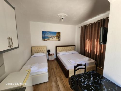 Postel nebo postele na pokoji v ubytování Amar Seaside