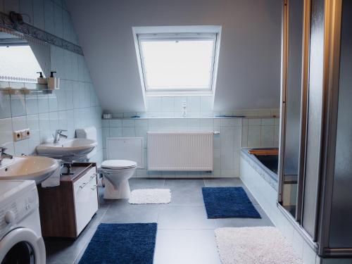 Koupelna v ubytování Ferienwohnung Waldeck