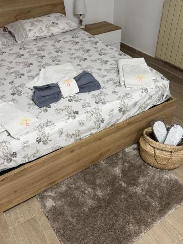 Ένα ή περισσότερα κρεβάτια σε δωμάτιο στο Casa Sole Sofiè