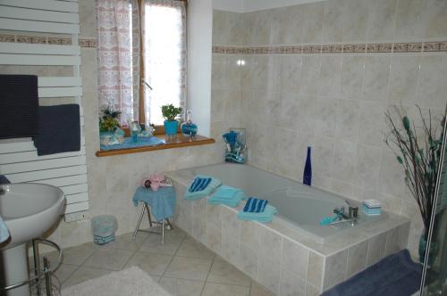 Koupelna v ubytování Chambres D'Hôtes Vosges Chez Sylvia Et Luiggi