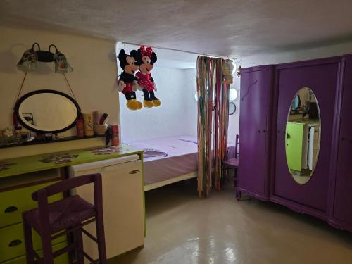 Letto o letti in una camera di Anthippi