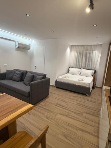 Krevet ili kreveti u jedinici u okviru objekta Seaside studio