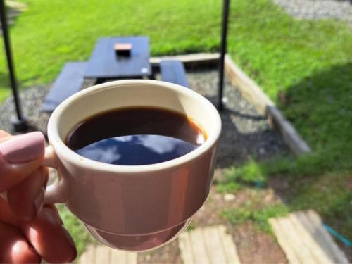 Set per la preparazione di tè e caffè presso Cabañas Aldea de Cabal - Naturaleza y Sabor cerca a Termales
