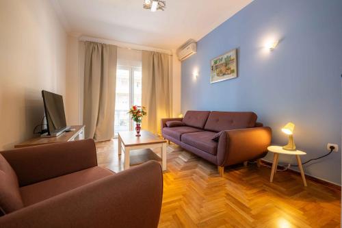 105 SQM Mesogeion 2 Bedroom Apartment - 5min Metro