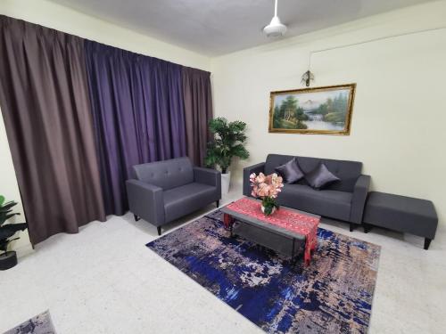 Ruang duduk di dD Home Stay Gombak at KL