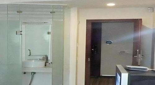 Koupelna v ubytování Wanxiang Hotel