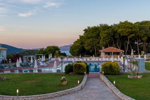 a view of a resort with a swimming pool at Keri Village & Spa by Zante Plaza (Adults Only) in Keri