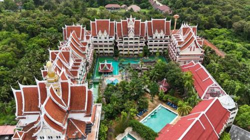 an aerial view of the mandarin oriental bangkok resort at Le Ayodhaya Palace Krabi Beach Resort in Krabi town