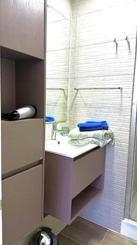 Koupelna v ubytování Departamento Piso 19 Vista Panorámica Bahía y Coquimbo