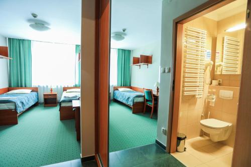 Kúpeľňa v ubytovaní Hotel Krakowiak