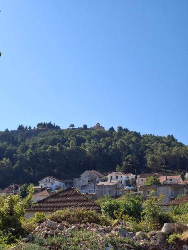 a group of houses on top of a hill at Apartman Tomas in Trebinje