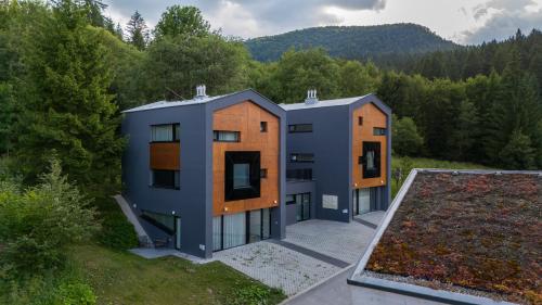 Nespecifikovaný výhled na hory nebo výhled na hory při pohledu z apartmánu