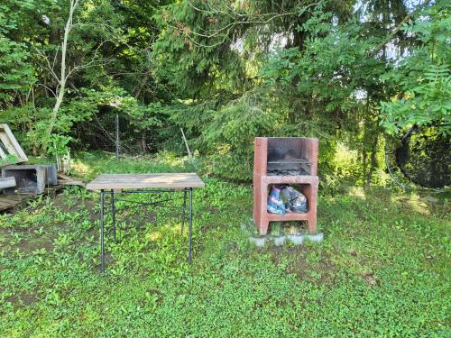 Ein Garten an der Unterkunft Apartmány Stachy Popelná