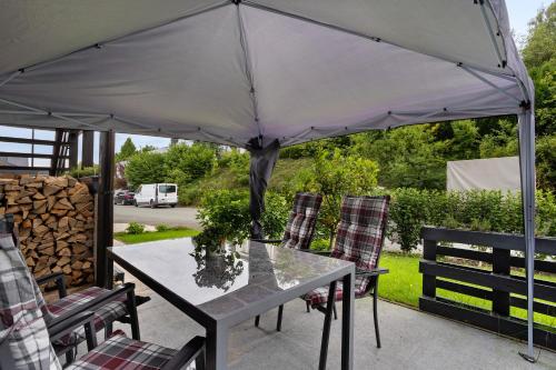 Zahrada ubytování Ferienwohnung Panoramablick