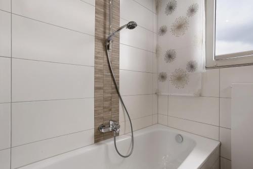 Koupelna v ubytování Ferienwohnung Panoramablick