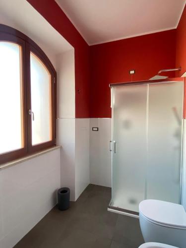 Bilik mandi di La Primula Affittacamere