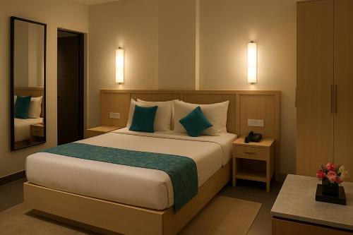 Postel nebo postele na pokoji v ubytování The Solitaire Bliss