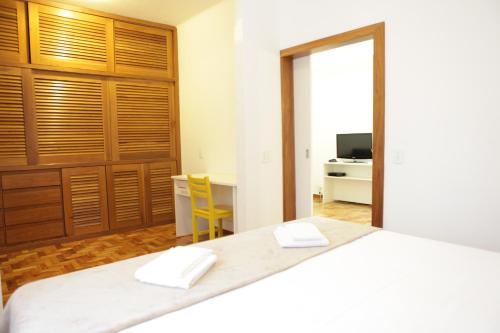 Ένα ή περισσότερα κρεβάτια σε δωμάτιο στο Sugar Loft Apartments