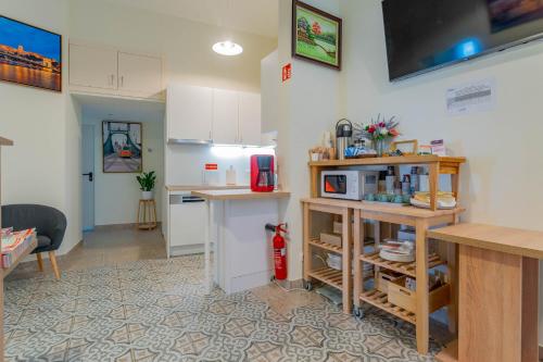 Dapur atau dapur kecil di Orbit Panzió