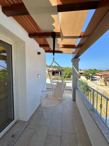 Balkón nebo terasa v ubytování Arvèschida, Vacanze di vita lenta sul mare
