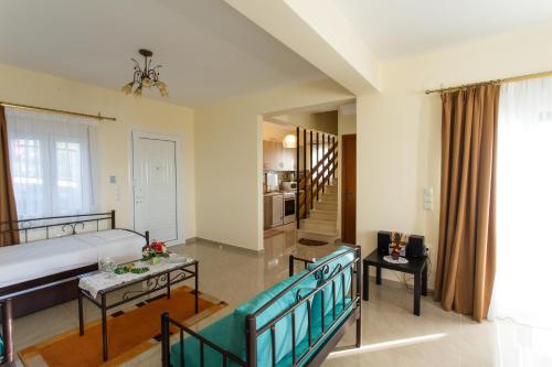 Ένα ή περισσότερα κρεβάτια σε δωμάτιο στο Villa Vera 