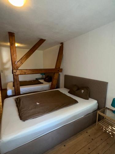 Postel nebo postele na pokoji v ubytování Kaiserhof Goldenbek