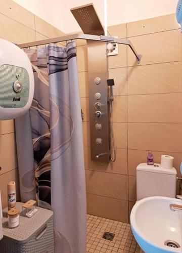 Koupelna v ubytování Samodzielny domek Studio - 35m2 centrum Ciechanów