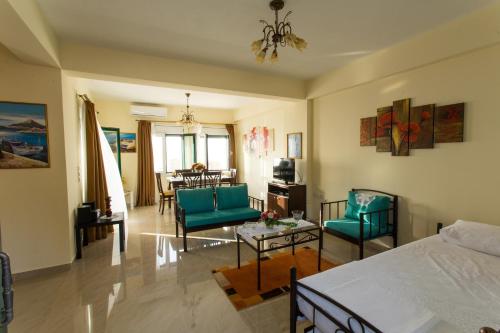 Χώρος καθιστικού στο Villa Vera 