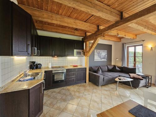 Kuchyň nebo kuchyňský kout v ubytování Hof am Meer "Seeadler"