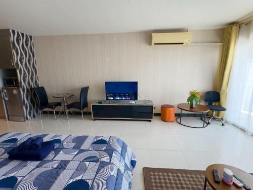 Μια τηλεόραση ή/και κέντρο ψυχαγωγίας στο Viewtalay 6 Premium Suites