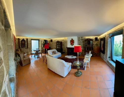 Χώρος καθιστικού στο Casa da Montanha